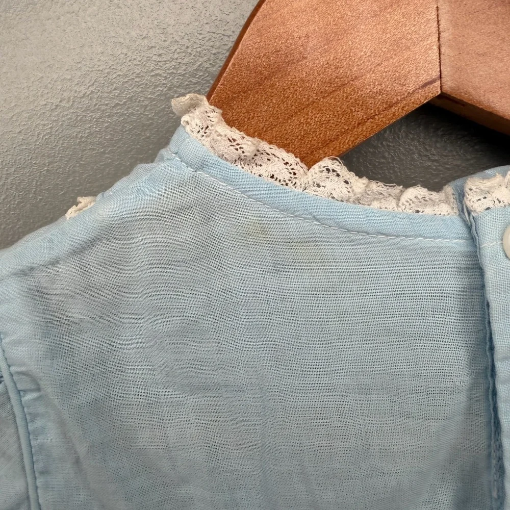 Nanette Originals Vintage 1950s - 1960s Baby Blue Babe Frock Dress